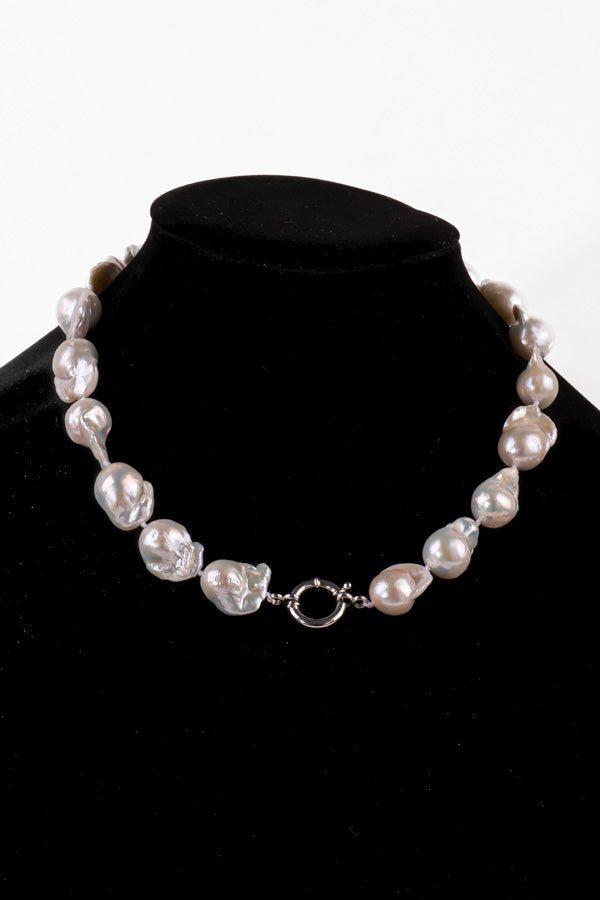 Pearl Necklace - P106 14-16mm 18.5' White