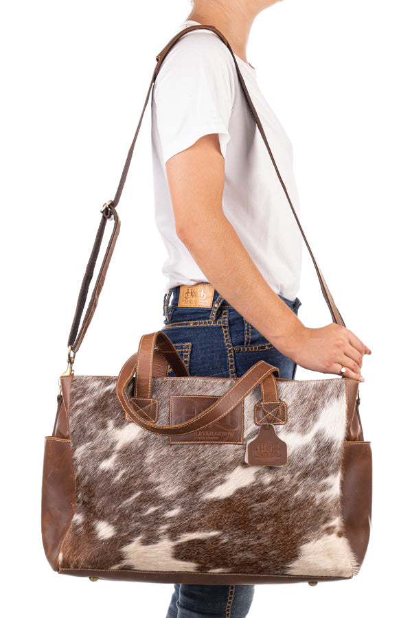 Nappy Bag - Hide and Leather HNB12