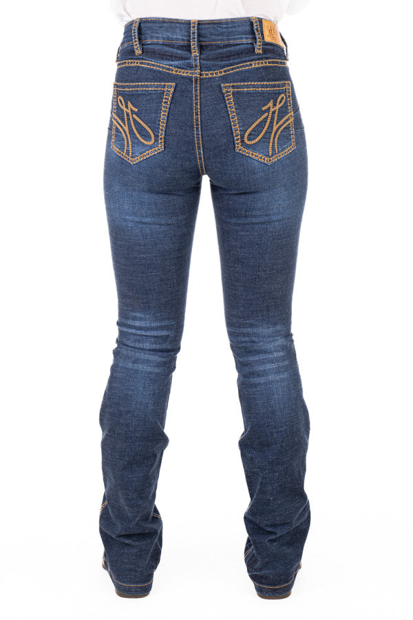 Ultra High Rise - SR2195 "Tuscaloosa" Tan Stitch Jeans
