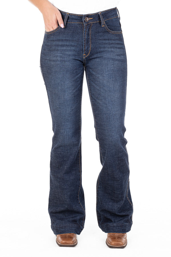 Trouser - SR2210 "Tallahassee" Tan Stitch Jeans