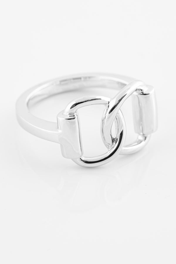 SS19 Silver Snaffle Bit Ring
