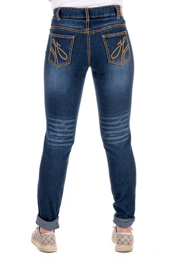 Skinny - SR2167 Tan Stitch Jeans