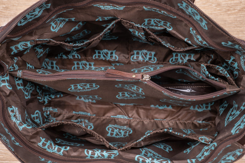 Nappy Bag - Hide and Leather HNB44