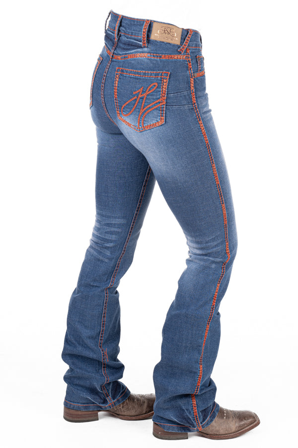 Ultra High Rise - SR2177 "Michigan" Rust Stitch Jeans