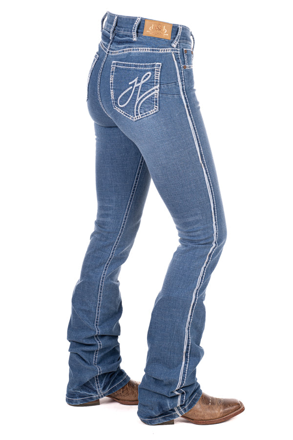 Ultra High Rise - SR2176 "Delaware" Silver Stitch Jeans