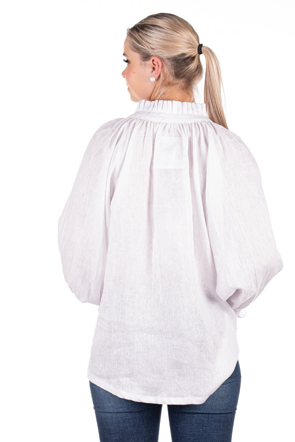 Linen Collection - LC06-2 White Linen Shirt