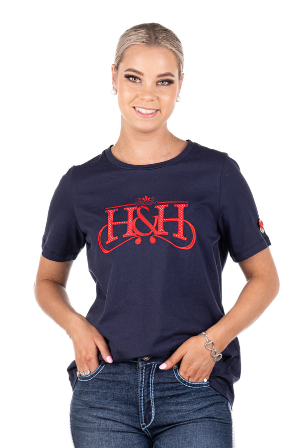T Shirt - TS25 Navy H&H Logo
