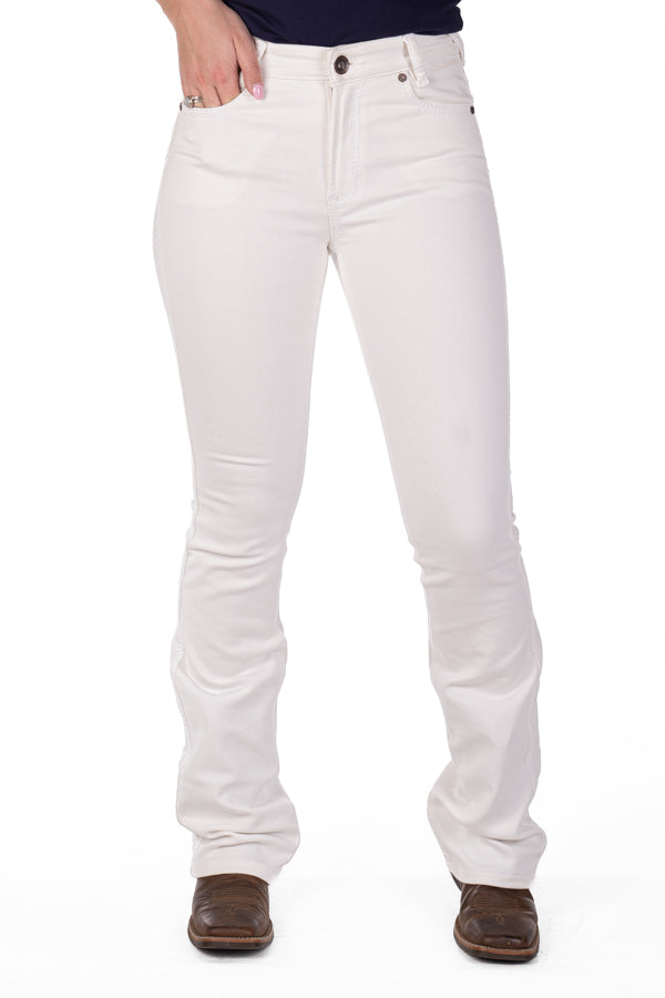 Ultra High Rise - SR2078A White Competition Jeans