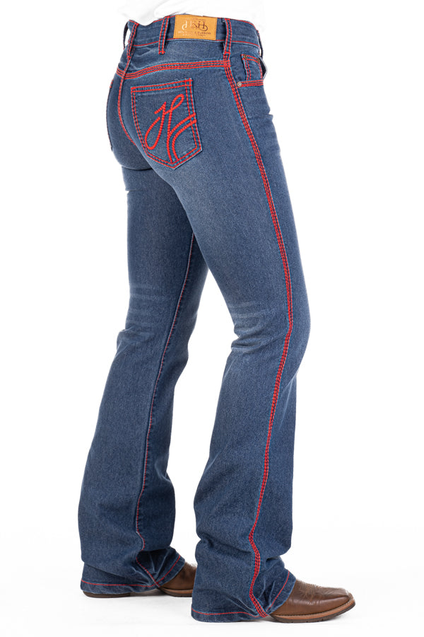 Comfort Cut High Rise - SR2160 "Hot Springs" Red Stitch Jeans