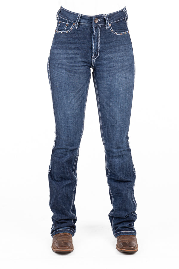 Ultra High Rise - SR2176 Delaware Silver Stitch Jeans – Hitchley