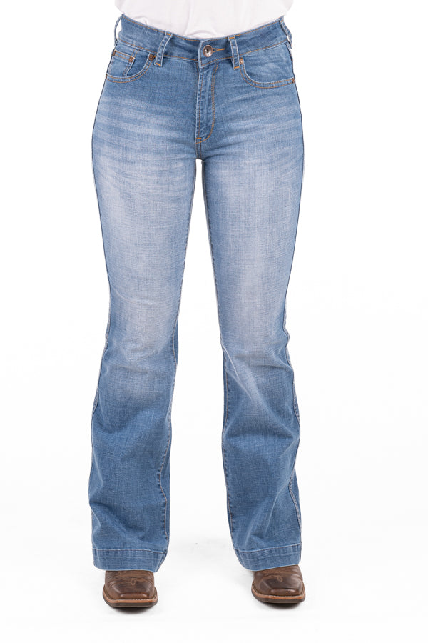 Trouser - SR2208 "Oxford" Tan Stitch Jeans