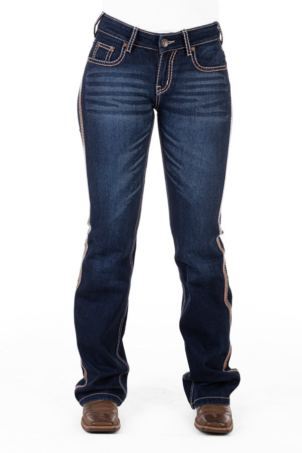 Mid Rise - SR2171 "Sheffield" Peach Stitch Jeans