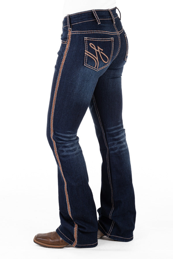 Mid Rise - SR2171 "Sheffield" Peach Stitch Jeans