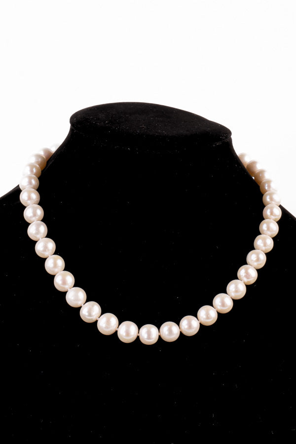 Pearl Necklace - P110 11mm 18.5' Cream