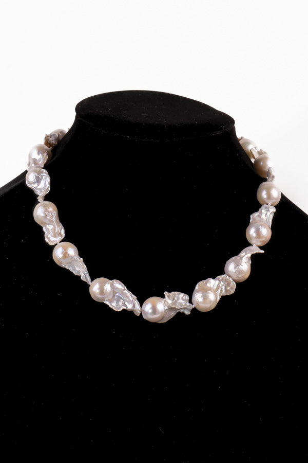 Pearl Necklace - P100 14-15mm 18.5' Cream