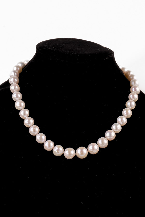 Pearl Necklace - P104 12-14mm 18.5' White