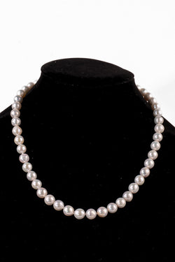Pearl Necklace - P76-B 12mm 21' Cream