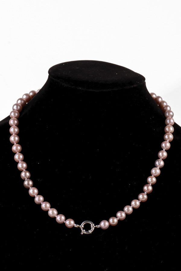 Pearl Necklace - P74 9-10mm 19' Pink
