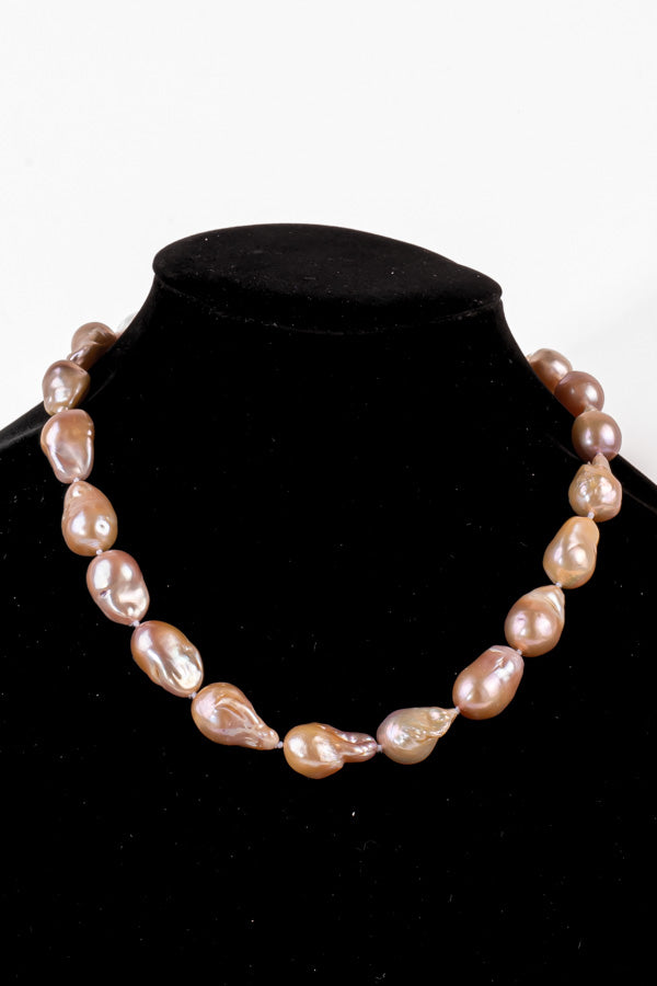Pearl Necklace - P92 16mm 18.5' Pink