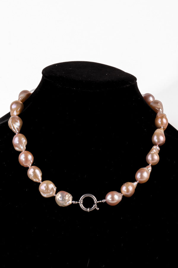 Pearl Necklace - P92 16mm 18.5' Pink