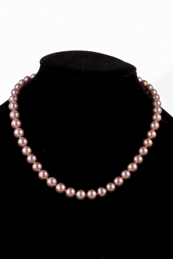 Pearl Necklace - P74-B 9-10mm 21' Pink