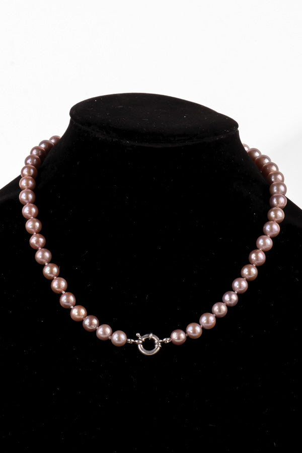 Pearl Necklace - P74-B 9-10mm 21' Pink