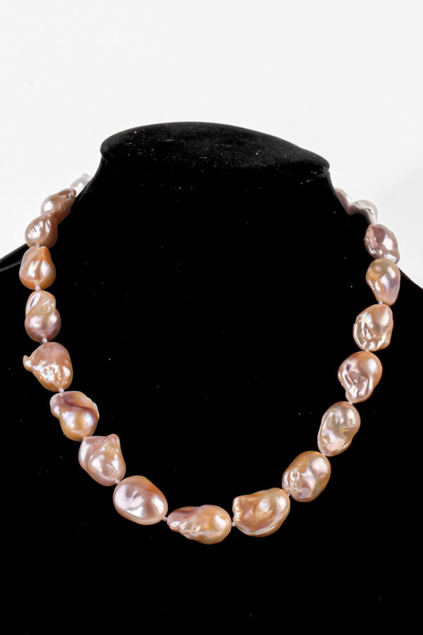 Pearl Necklace - P92-B 16mm 20.5' Pink