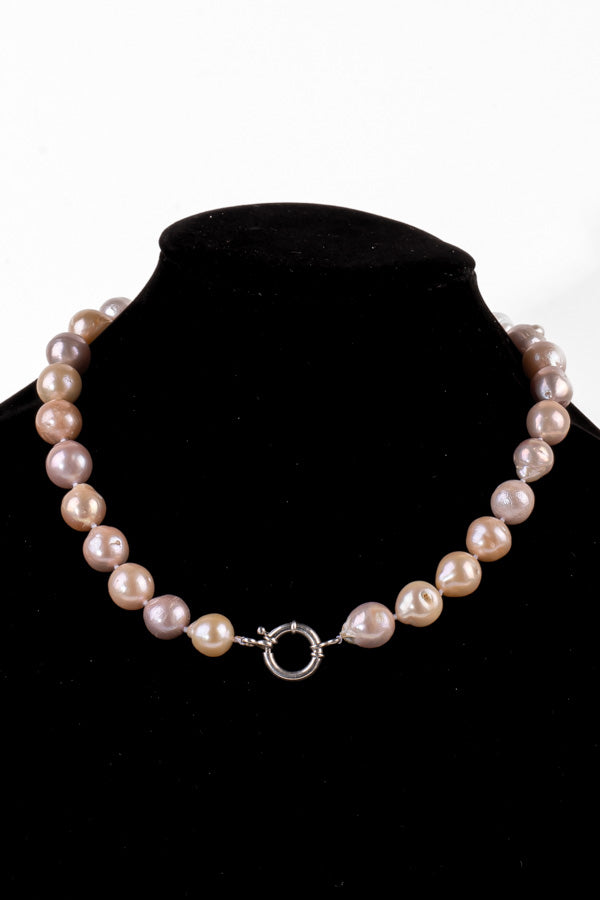 Pearl Necklace - P93 13mm 18.5' Pink