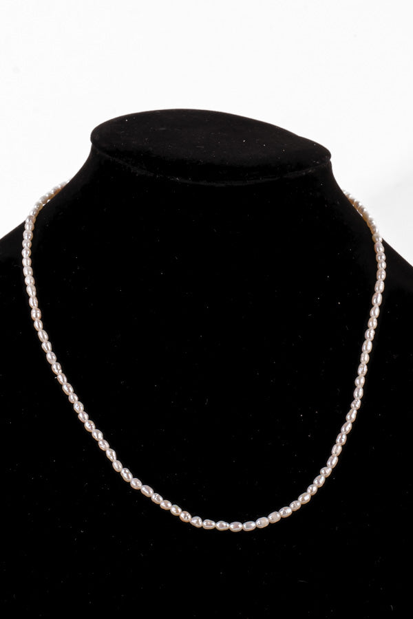 Pearl Necklace - P84-B 3.5mm 20.5' White