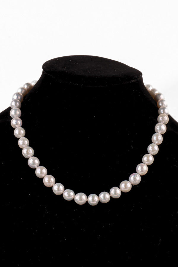 Pearl Necklace - P75 11mm 19" White