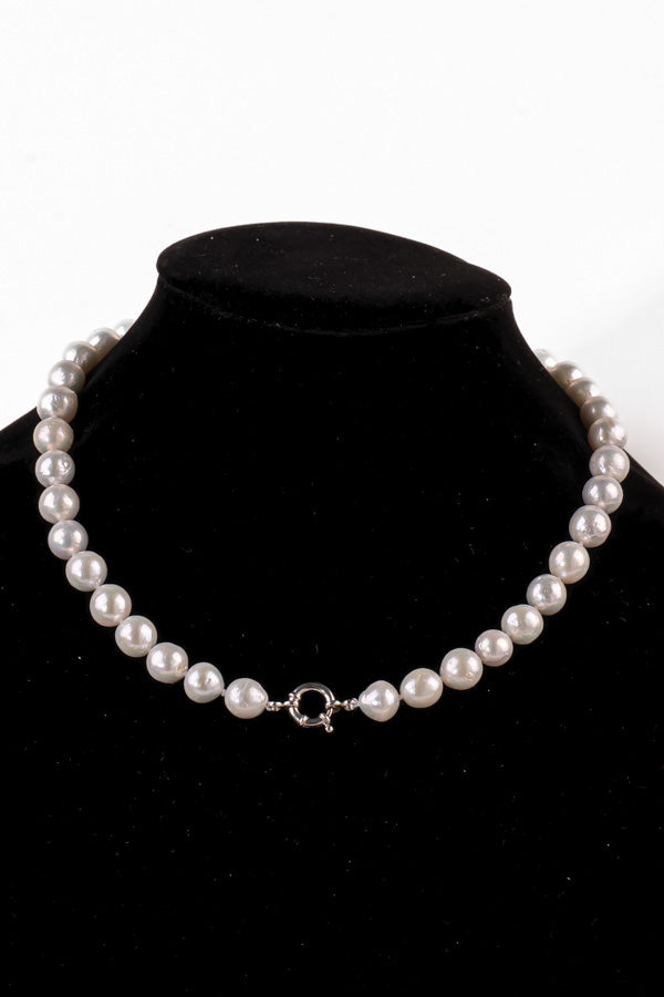 Pearl Necklace - P75 11mm 19" White