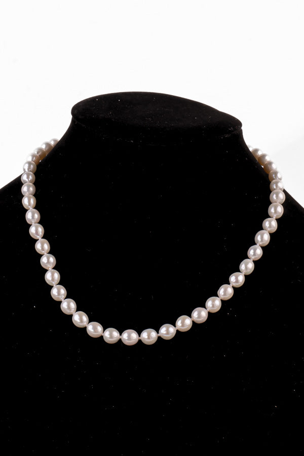 Pearl Necklace - P71 7-8mm 18.5' White
