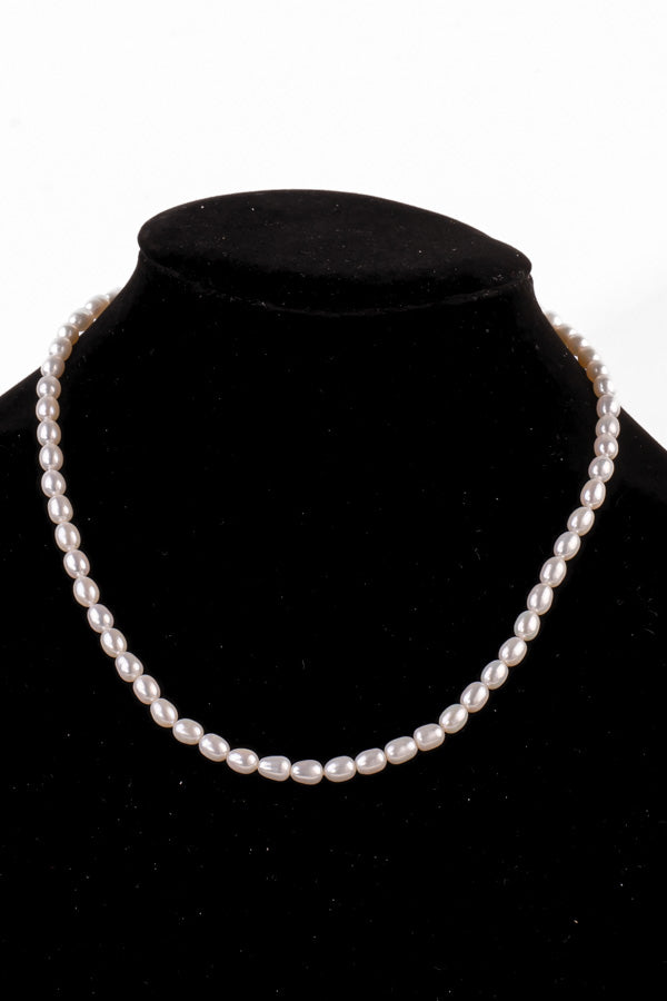 Pearl Necklace - P85 5.5mm 18.5" White