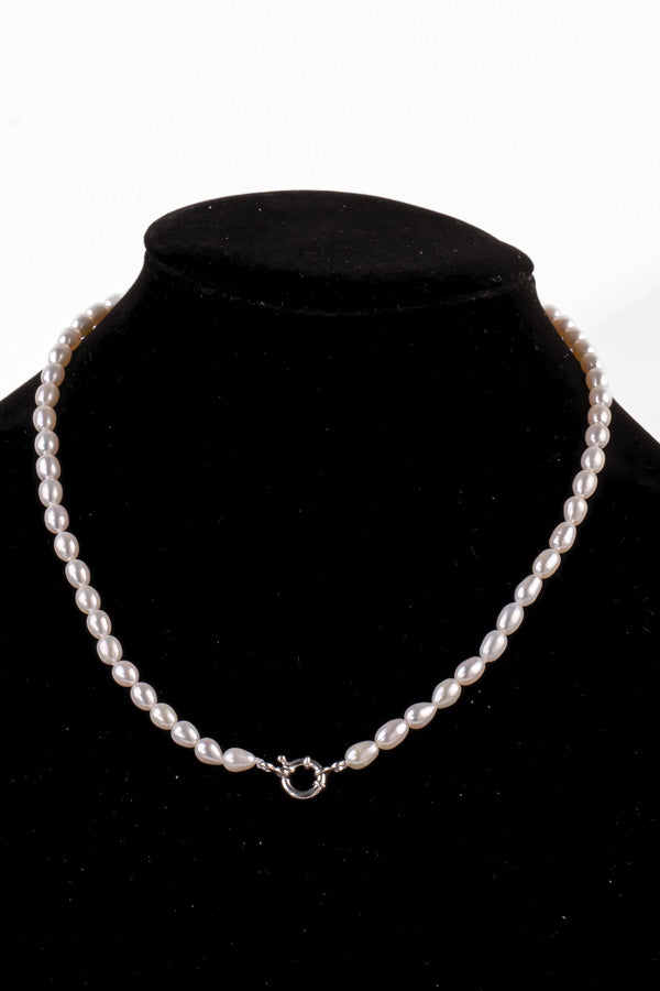 Pearl Necklace - P85 5.5mm 18.5" White