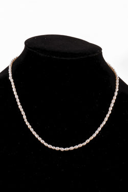Pearl Necklace - P84 3.5mm 18.5' White