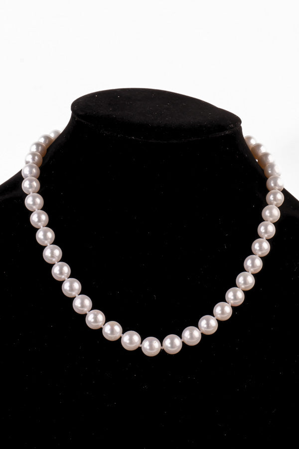Pearl Necklace - P73 10-11mm 19' White