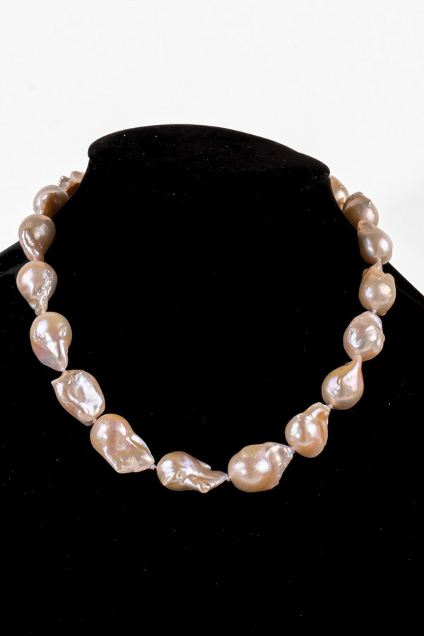 Pearl Necklace - P95 16mm 18.5' Pink