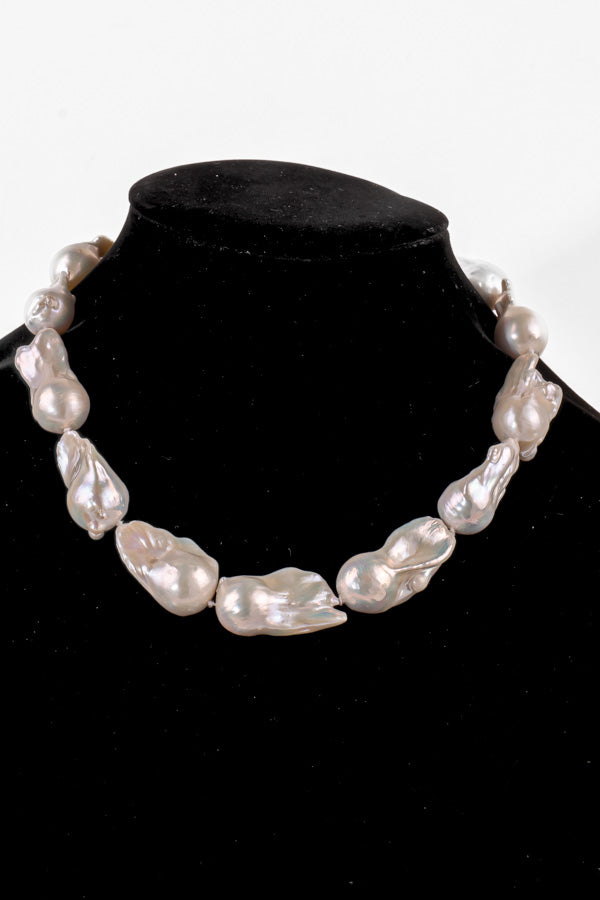 Pearl Necklace - P91 14-18mm 18.5' Cream