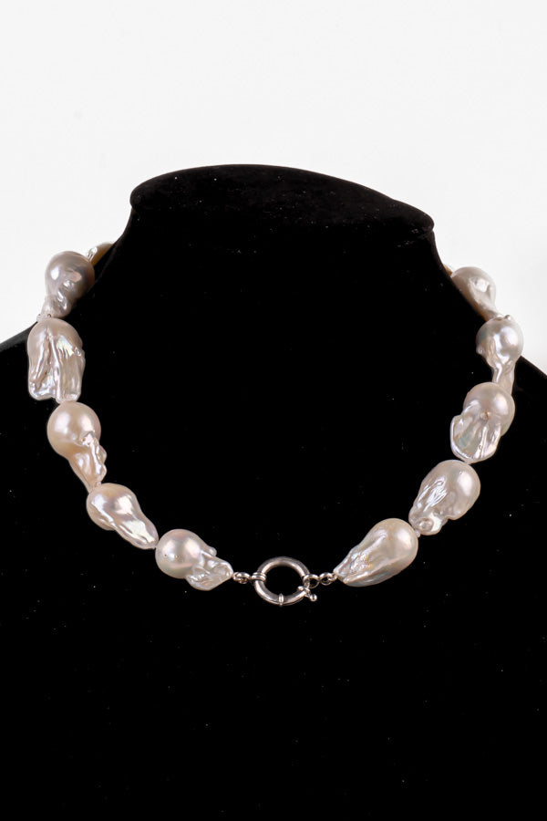 Pearl Necklace - P91 14-18mm 18.5' Cream