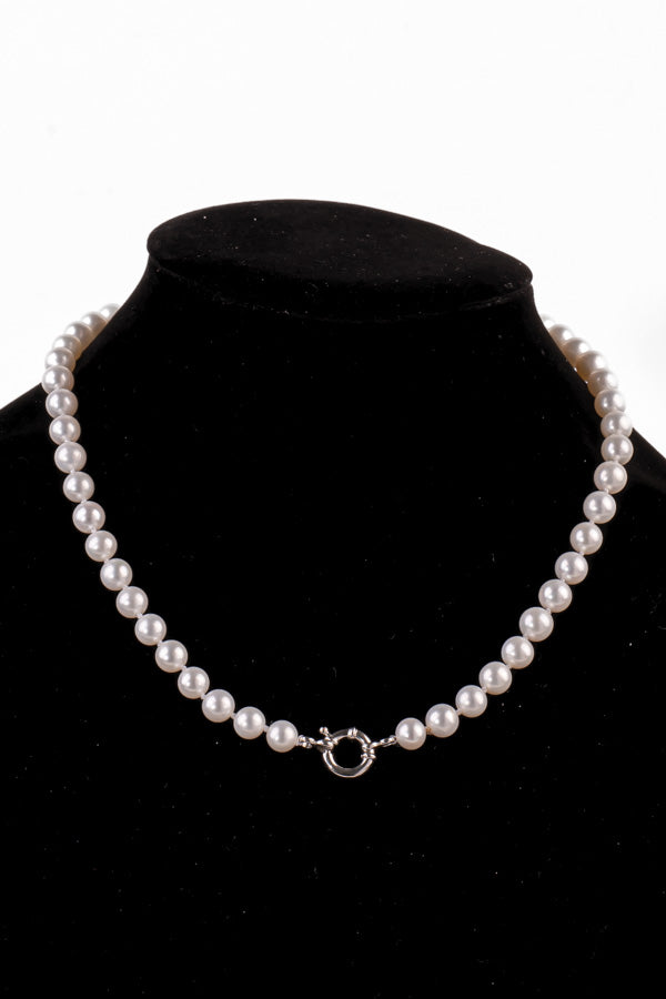 Pearl Necklace - P72 8-9mm 18.5' White