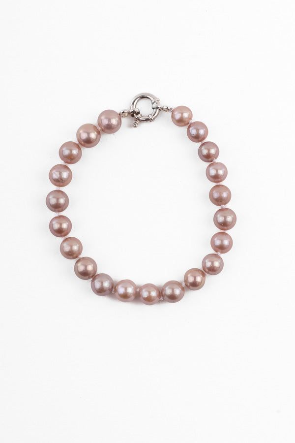 Pearl Bracelet - P74-A 9-10mm 9" Pink