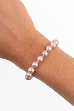 Pearl Bracelet - P74-A 9-10mm 9" Pink