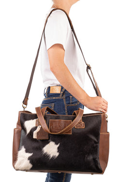 Nappy Bag - Hide and Leather HNB20