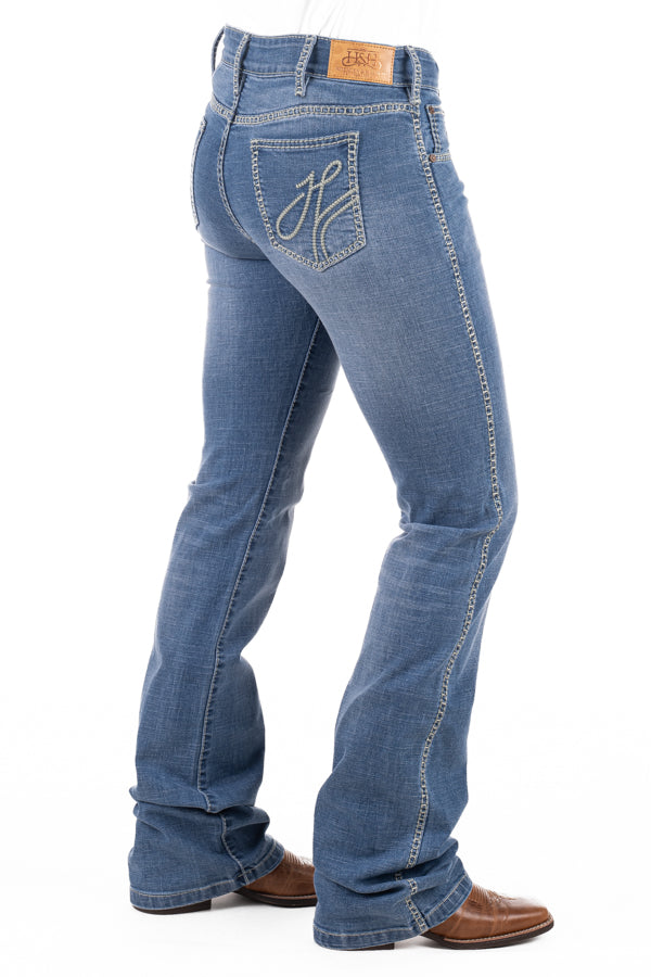 Comfort Cut High Rise - SR2199 "Woodlands" Sage Stitch Jeans