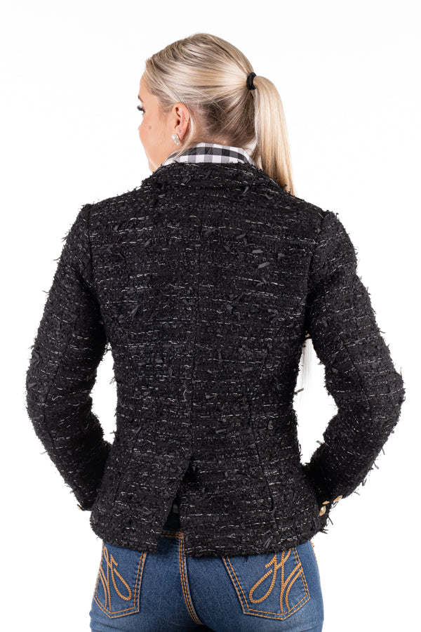 Bouclé Blazer - J13C-5 Black