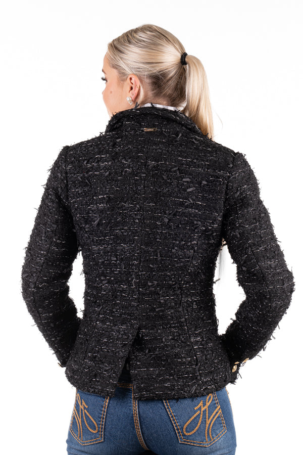 Bouclé Blazer - J13C-5 Black