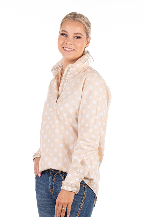 Loose Fit - O91 Beige Dots