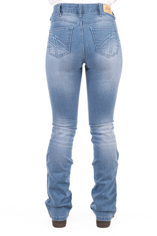 Ultra High Rise - SR2194 "Dover" Baby Blue Stitch Jean