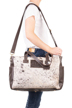 Nappy Bag - Hide and Leather HNB23