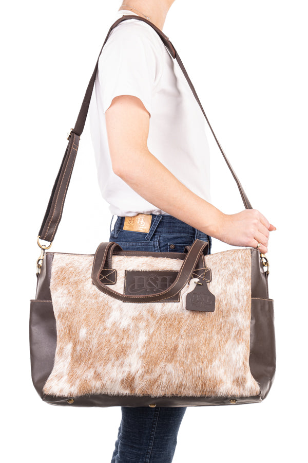 Nappy Bag - Hide and Leather HNB31